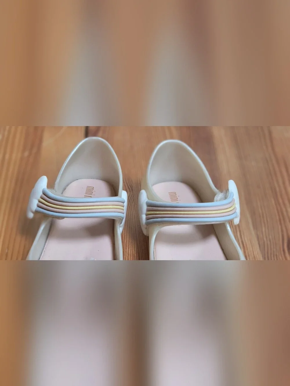 Mini Melissa Girls' Unicorn Jelly Mary Jane Shoes in Cream